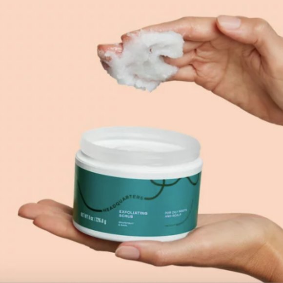 Headquarters Hair Deep Scalp Exfoliating Scrub For Oily Scalp And